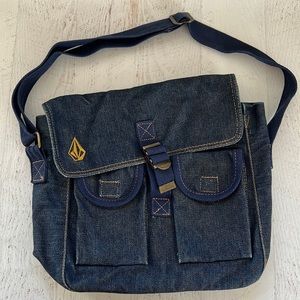 Vintage Volcolm Denim Crossbody Bag